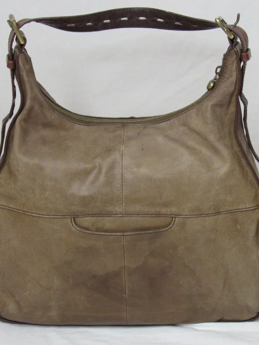 Hobo International Tan Brown Leather MARLEY Slouchy Bag
